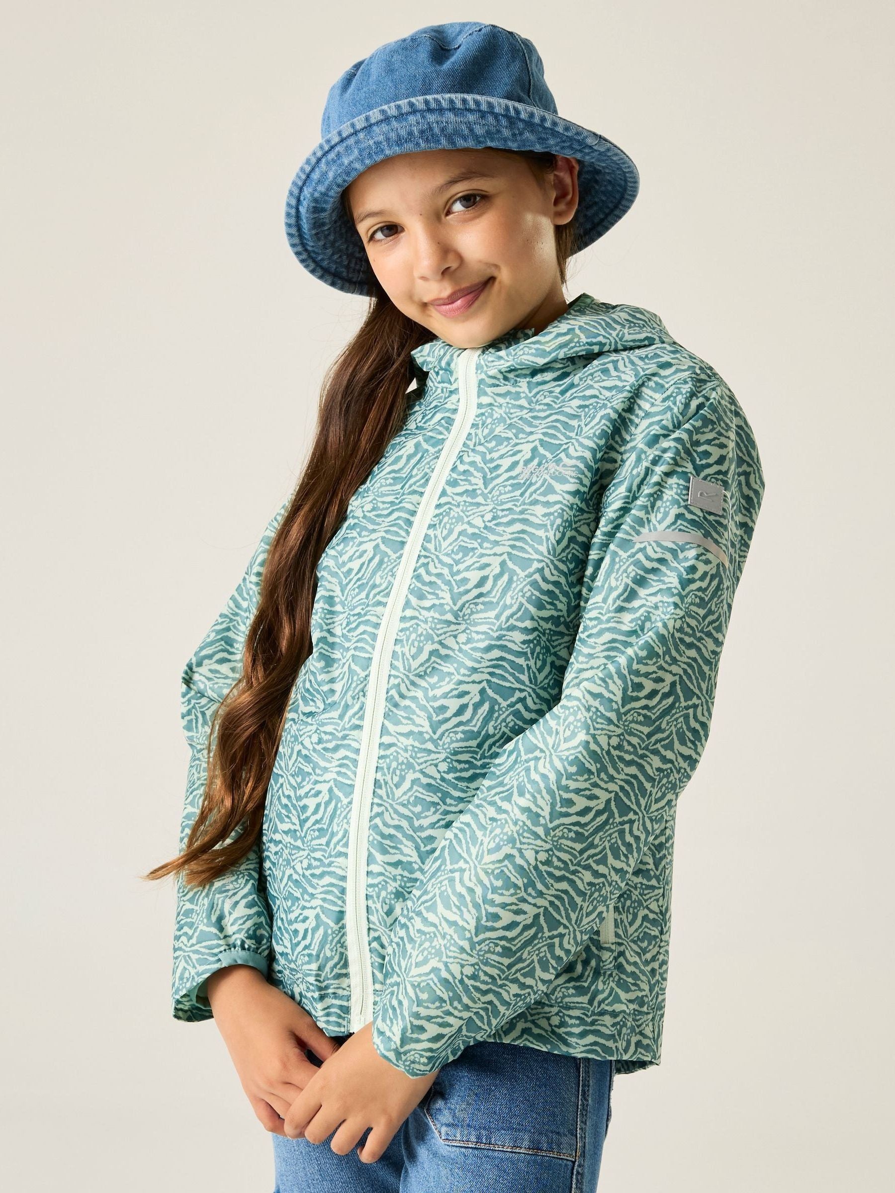 Dsiney Kidz - Regatta Blue Junior Waterproof Printed Lever II Jacket image 1