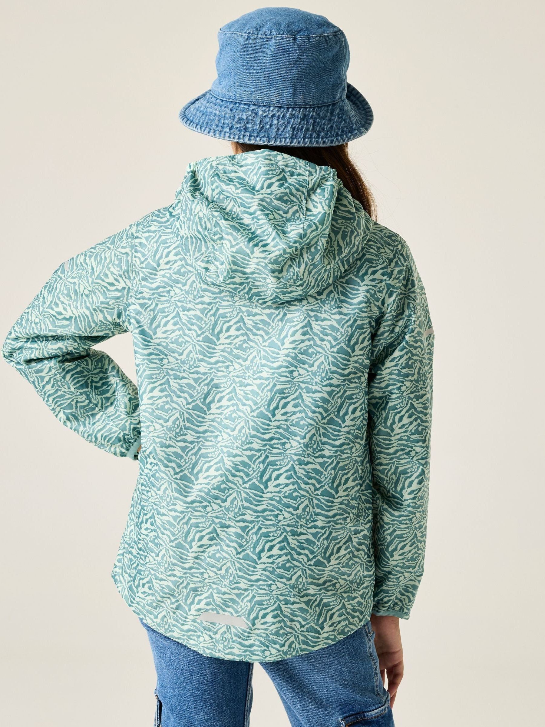 Dsiney Kidz - Regatta Blue Junior Waterproof Printed Lever II Jacket image 5