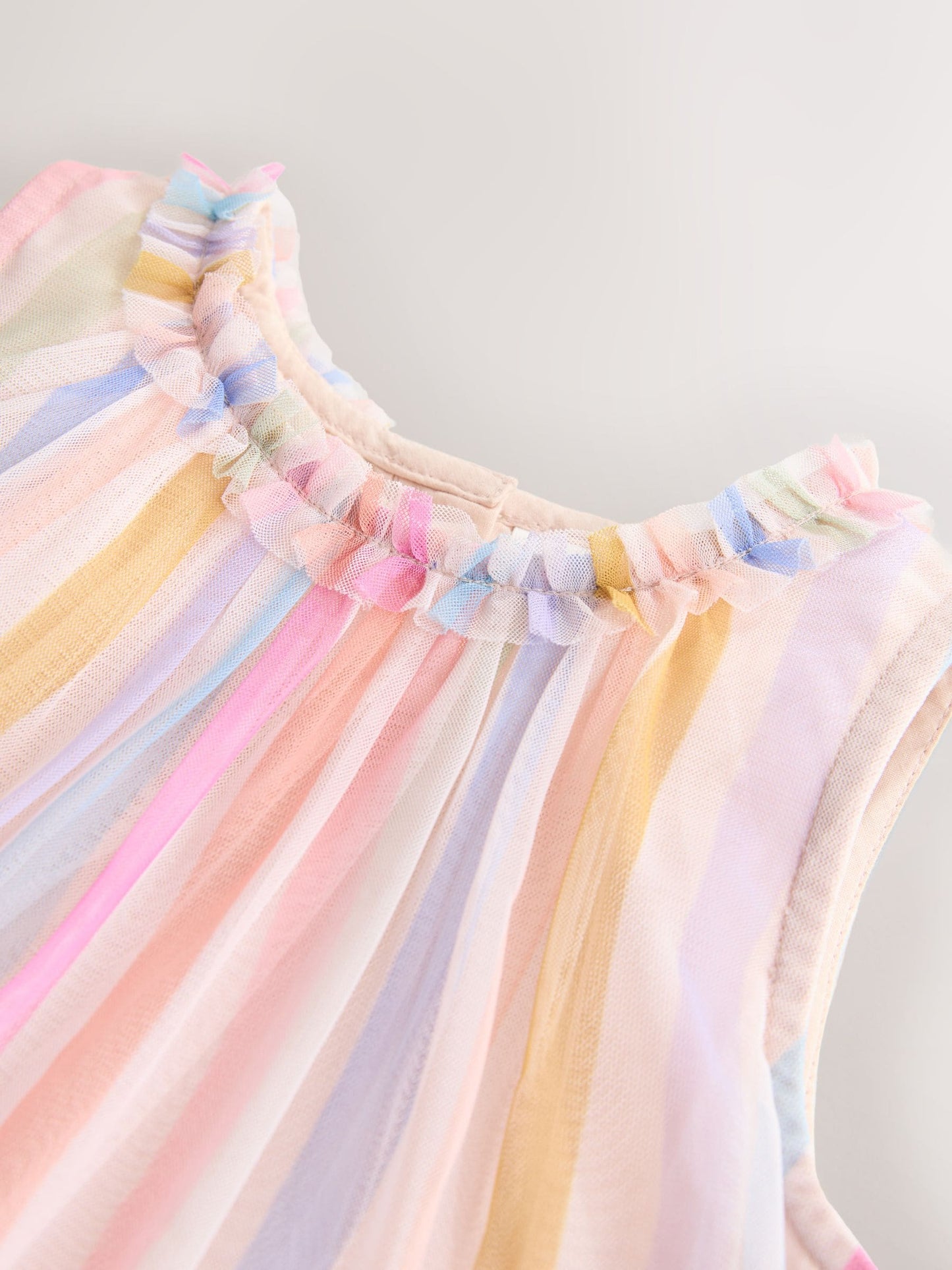 Rainbow Mesh Party Dress (3mths-7yrs) image 8