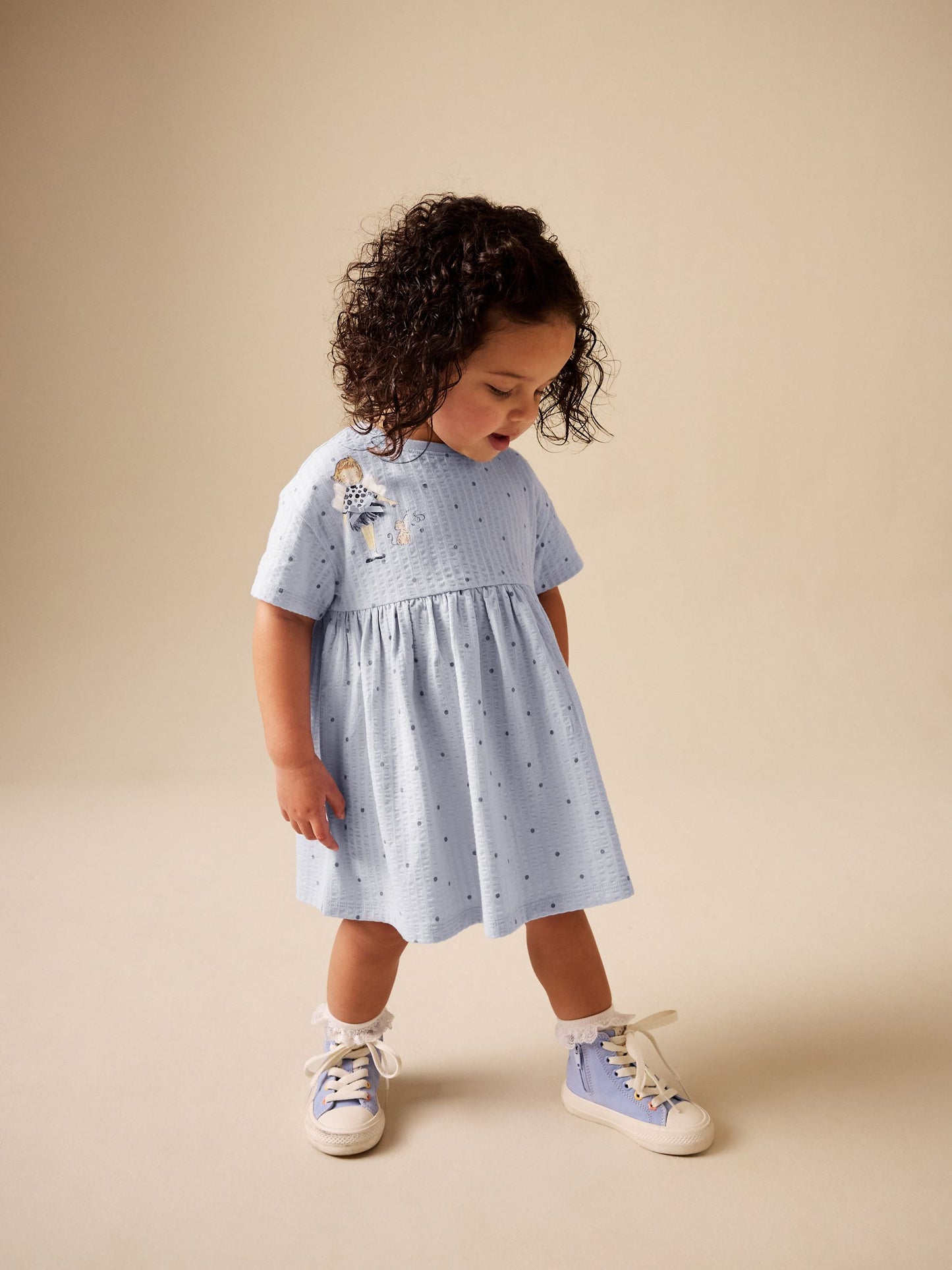 Blue Fairy Jersey Dress (3mths-7yrs) image 2