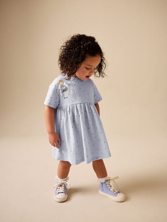 Blue Fairy Jersey Dress (3mths-7yrs) image 2