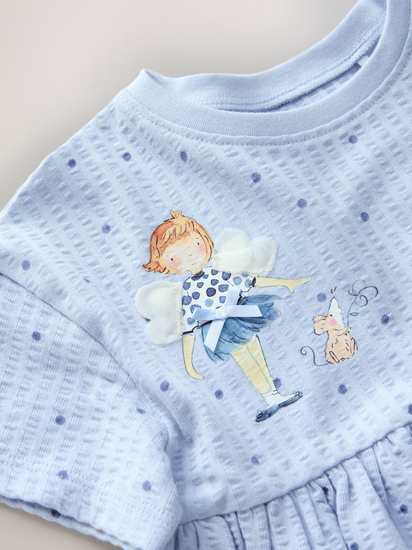 Blue Fairy Jersey Dress (3mths-7yrs) image 7
