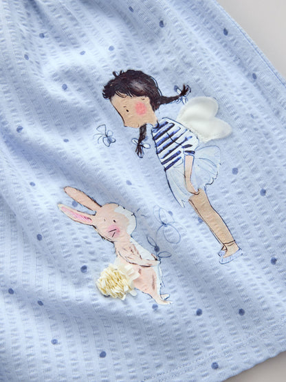Blue Fairy Jersey Dress (3mths-7yrs) image 8