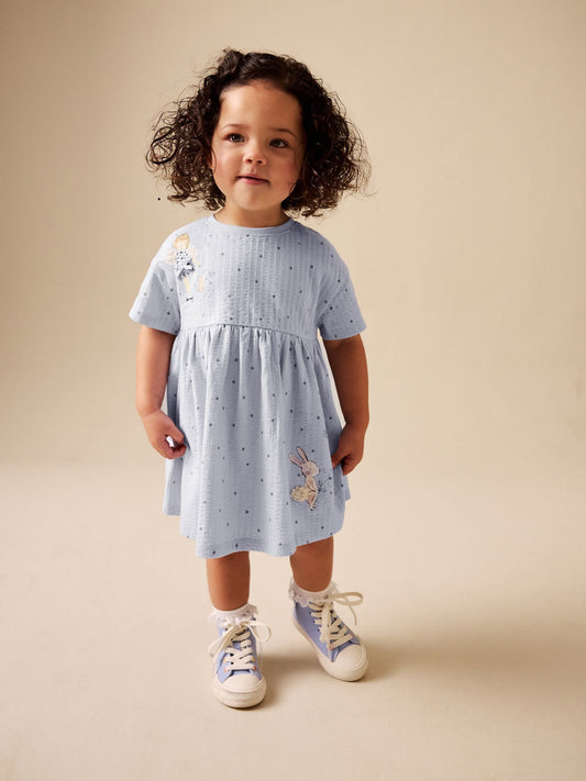 Blue Fairy Jersey Dress (3mths-7yrs) image 1