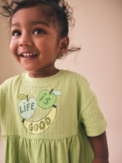 Green Essential Jersey Dress (3mths-7yrs) image 3