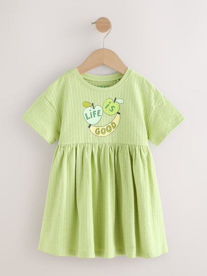 Green Essential Jersey Dress (3mths-7yrs) image 4