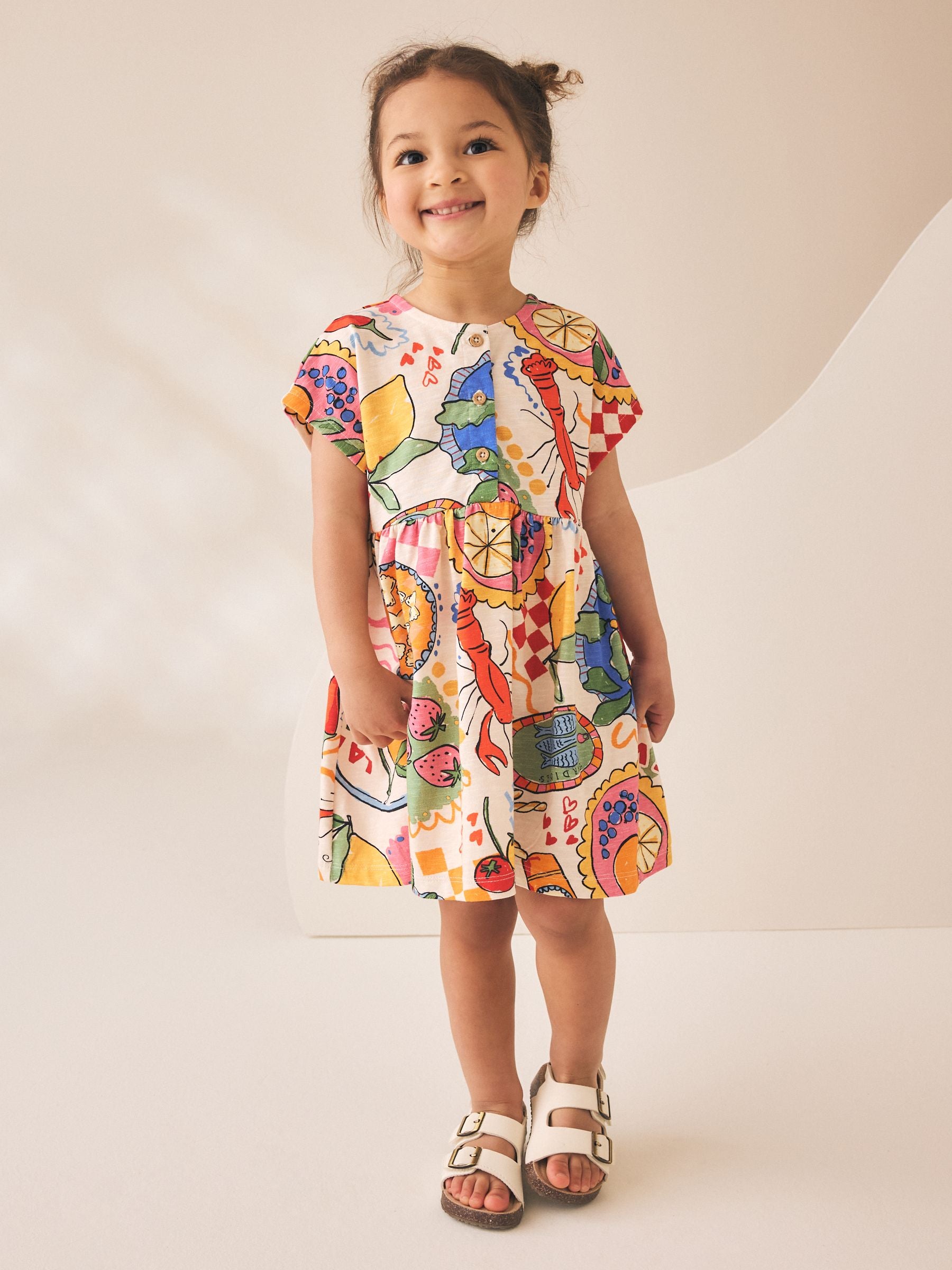 Bright Amalfi Jersey Dress (3mths-7yrs) image 1
