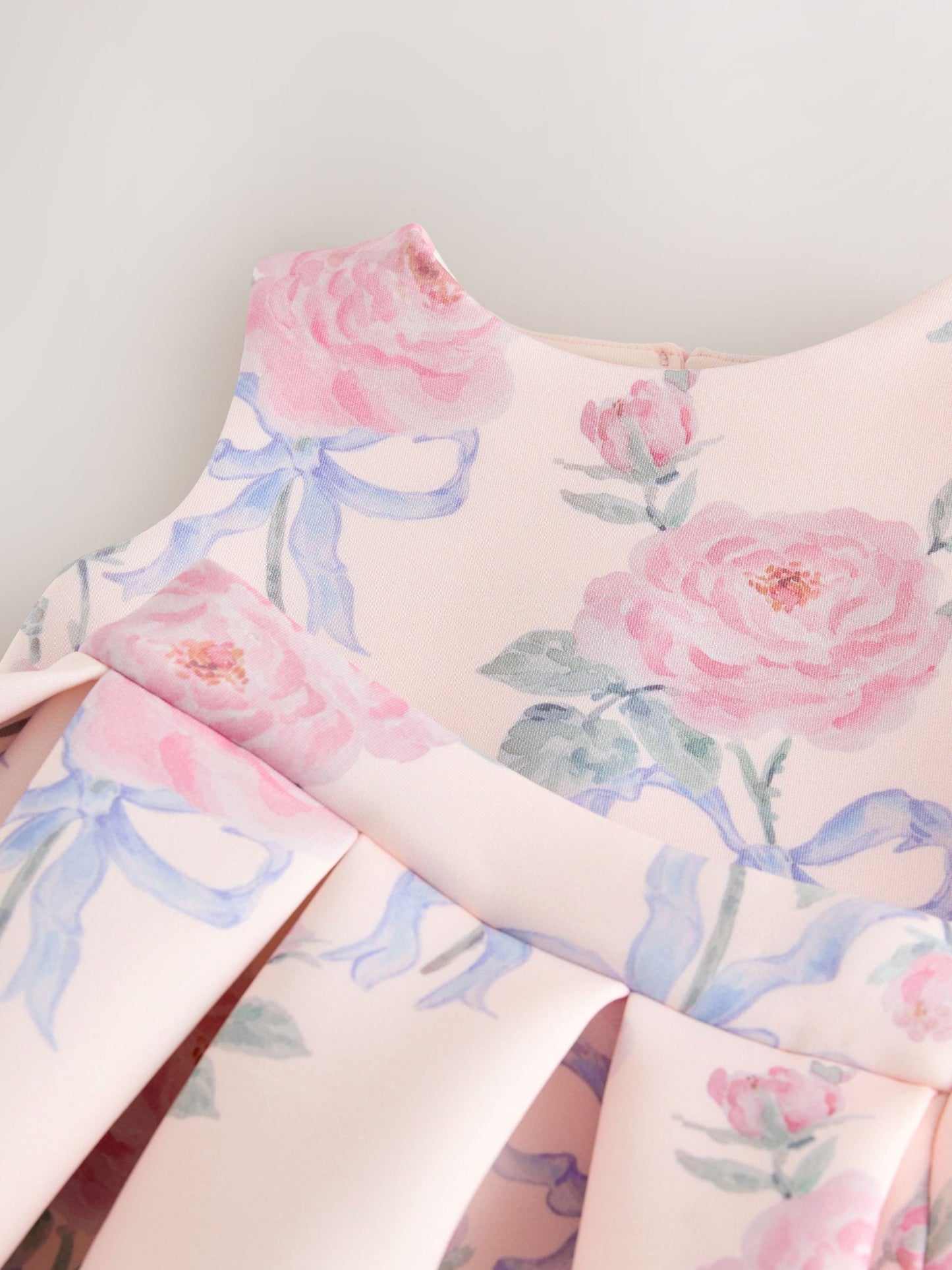 Pink Floral Scuba Top and Skirt Set (3mths-7yrs) image 9