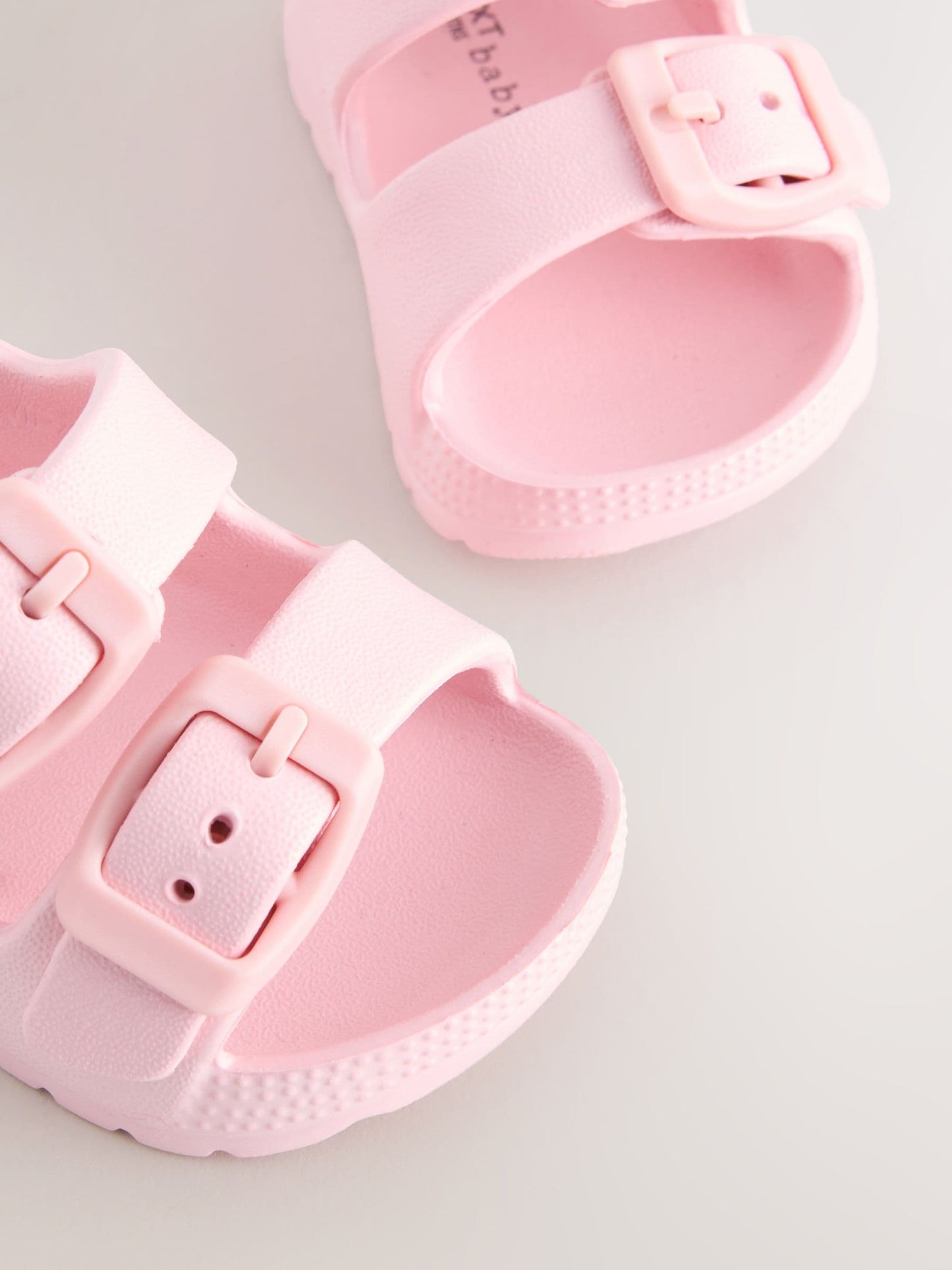 Pink Baby Double Buckle EVA Sandals (0-24mths) image 4