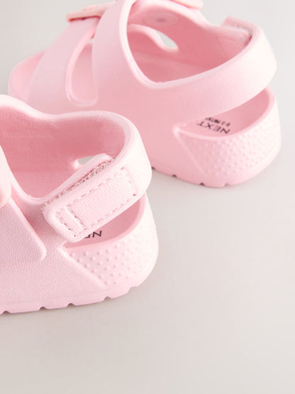 Pink Baby Double Buckle EVA Sandals (0-24mths) image 5