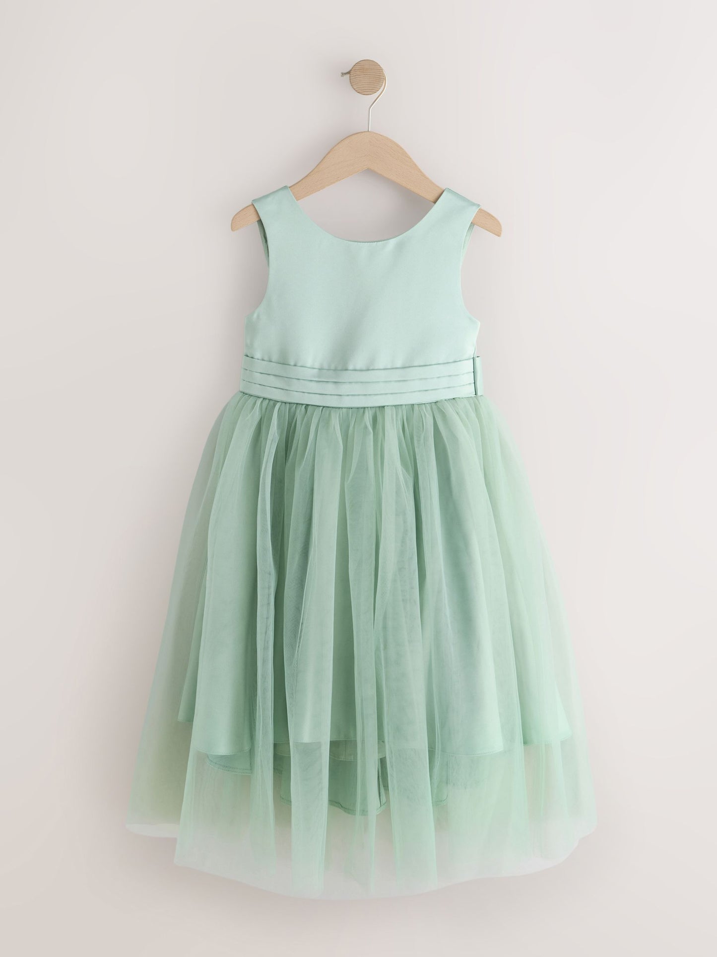 Sage Green Flower Girl Bow Dress (3-12yrs) image 5
