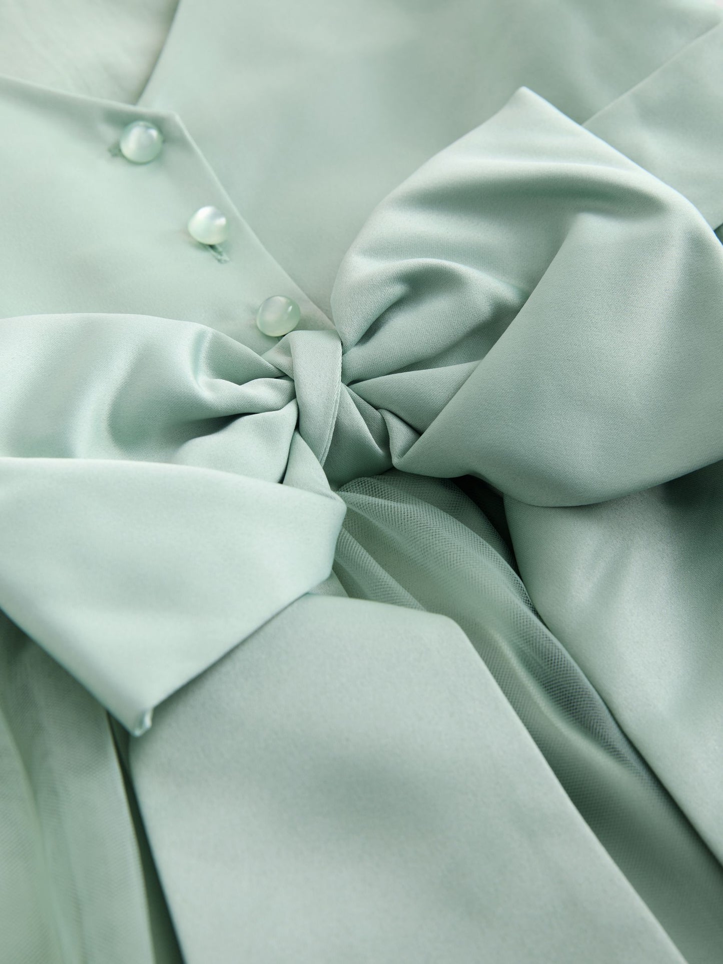 Sage Green Flower Girl Bow Dress (3-12yrs) image 7