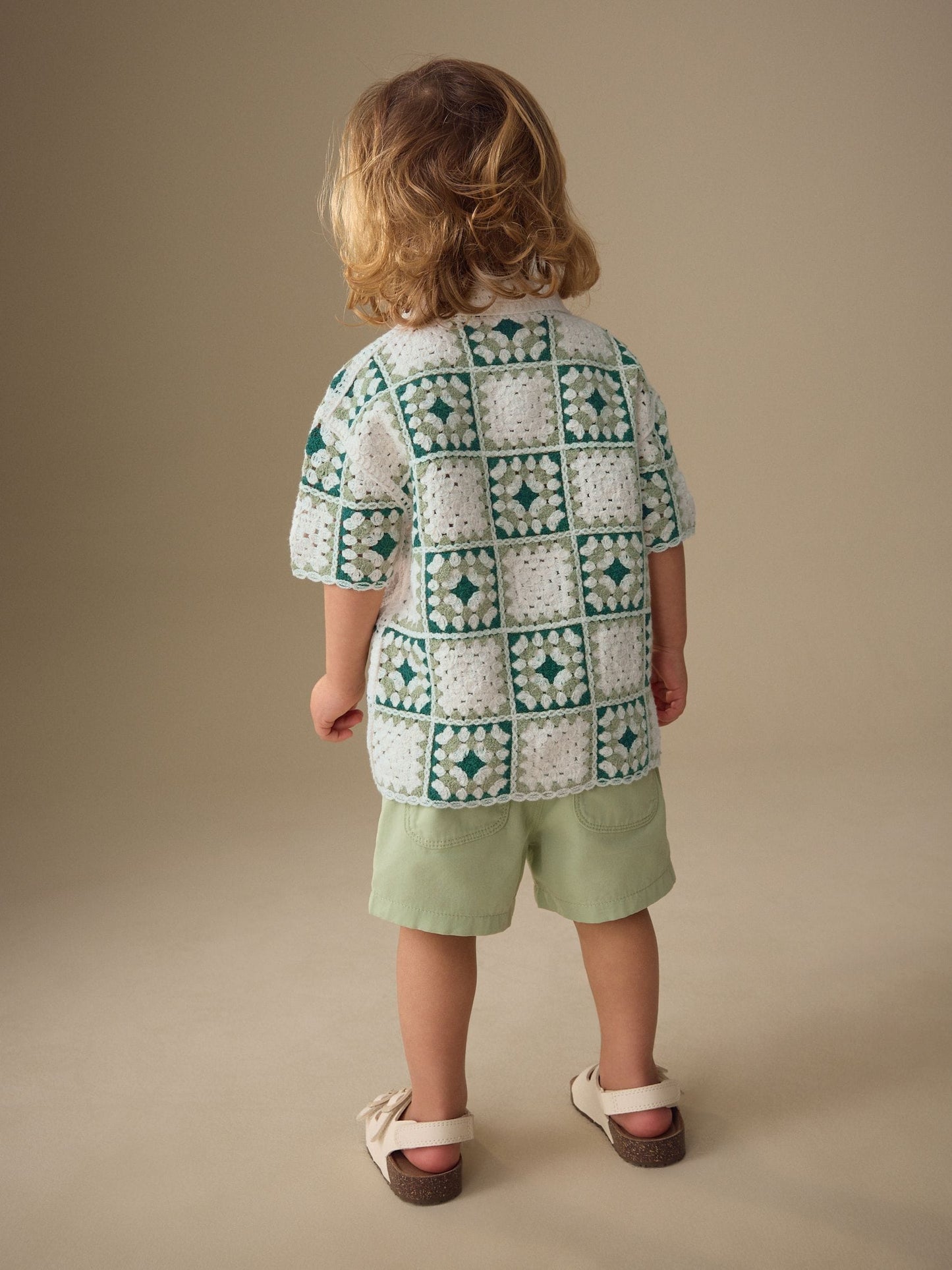 Dsiney Kidz - Green Lizard Crochet Knitted Short Sleeve Shirt (12mths-10yrs) image 3