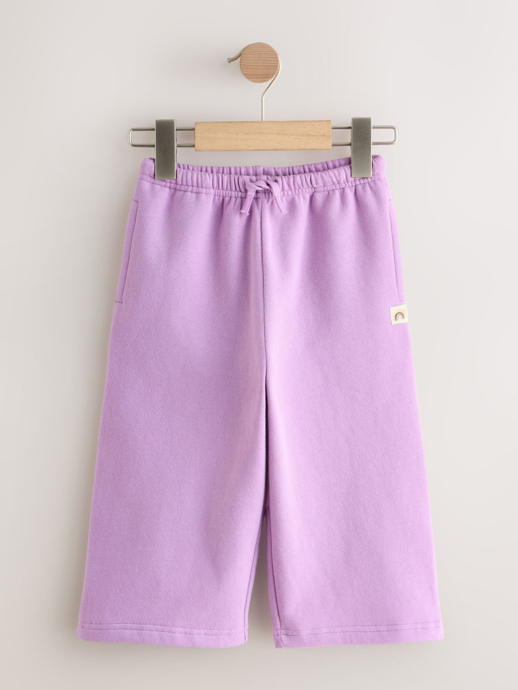 Lilac Purple Wide Leg Sweat Joggers (3mths-7yrs) image 8
