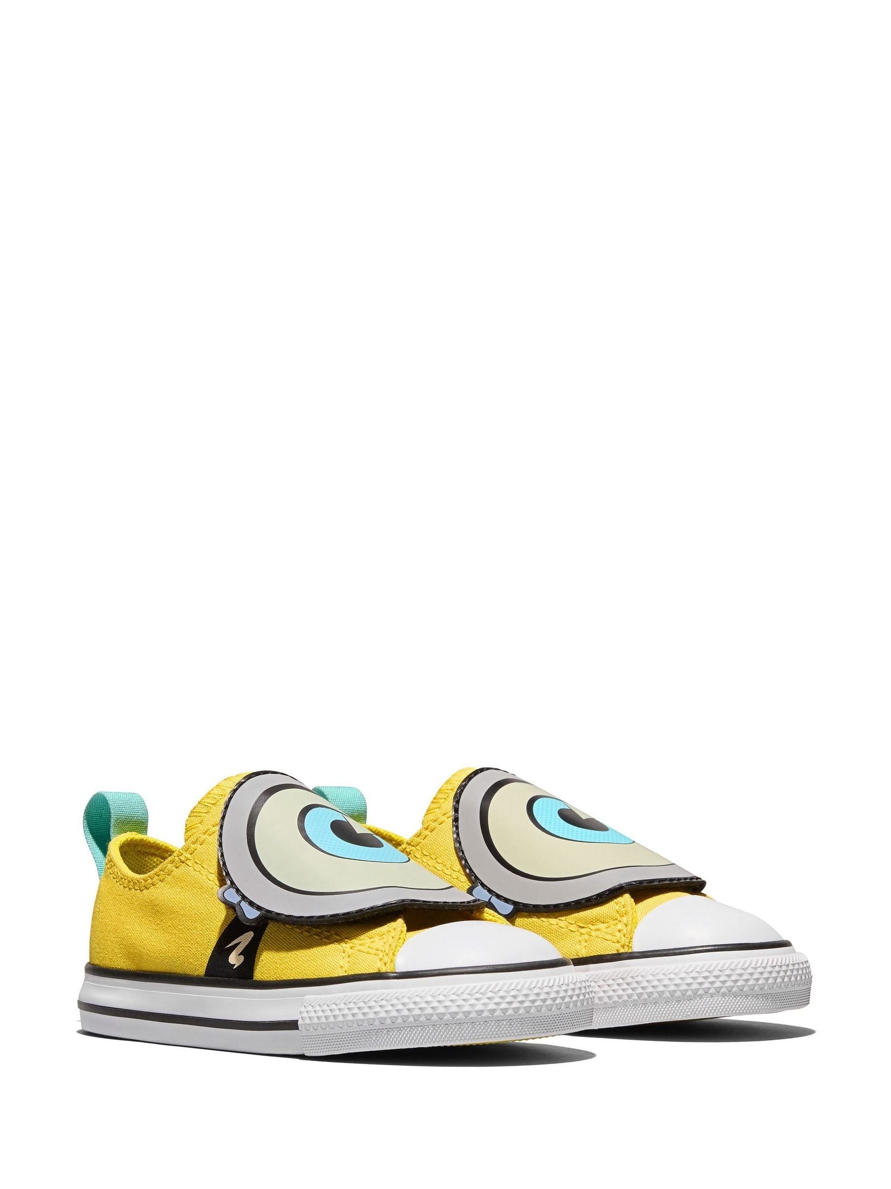 Converse Yellow/White Minion One Strap Low Trainers image 5