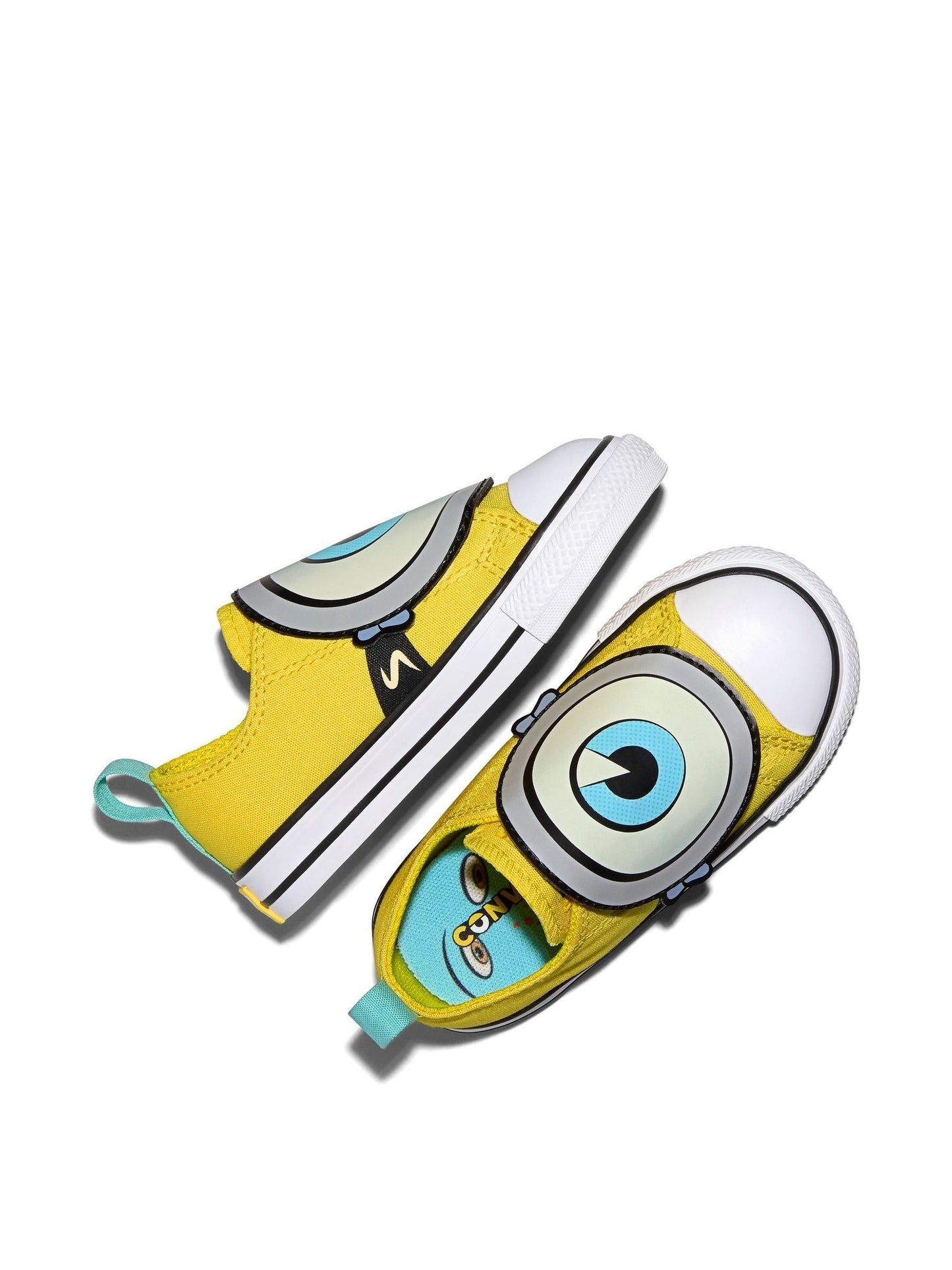 Converse Yellow/White Minion One Strap Low Trainers image 6