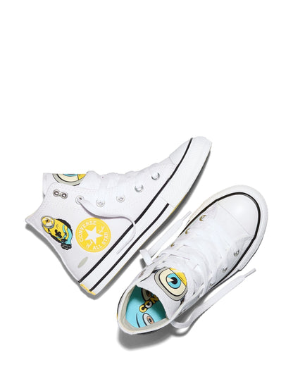 Dsiney Kidz - Converse White Minion Classic Hightop Trainers image 1