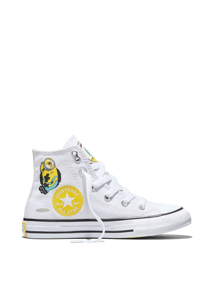 Dsiney Kidz - Converse White Minion Classic Hightop Trainers image 2