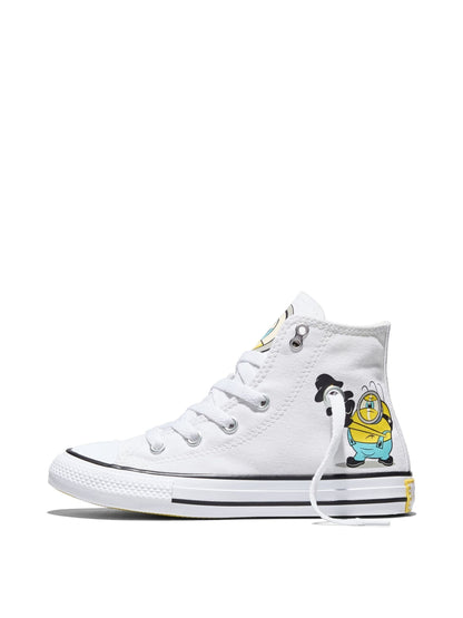 Dsiney Kidz - Converse White Minion Classic Hightop Trainers image 4