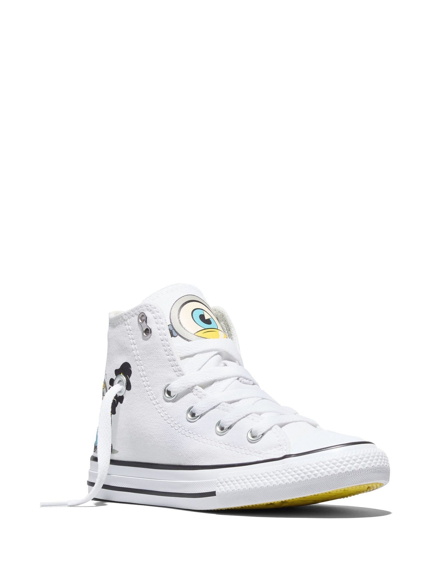 Dsiney Kidz - Converse White Minion Classic Hightop Trainers image 5