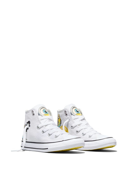 Dsiney Kidz - Converse White Minion Classic Hightop Trainers image 6