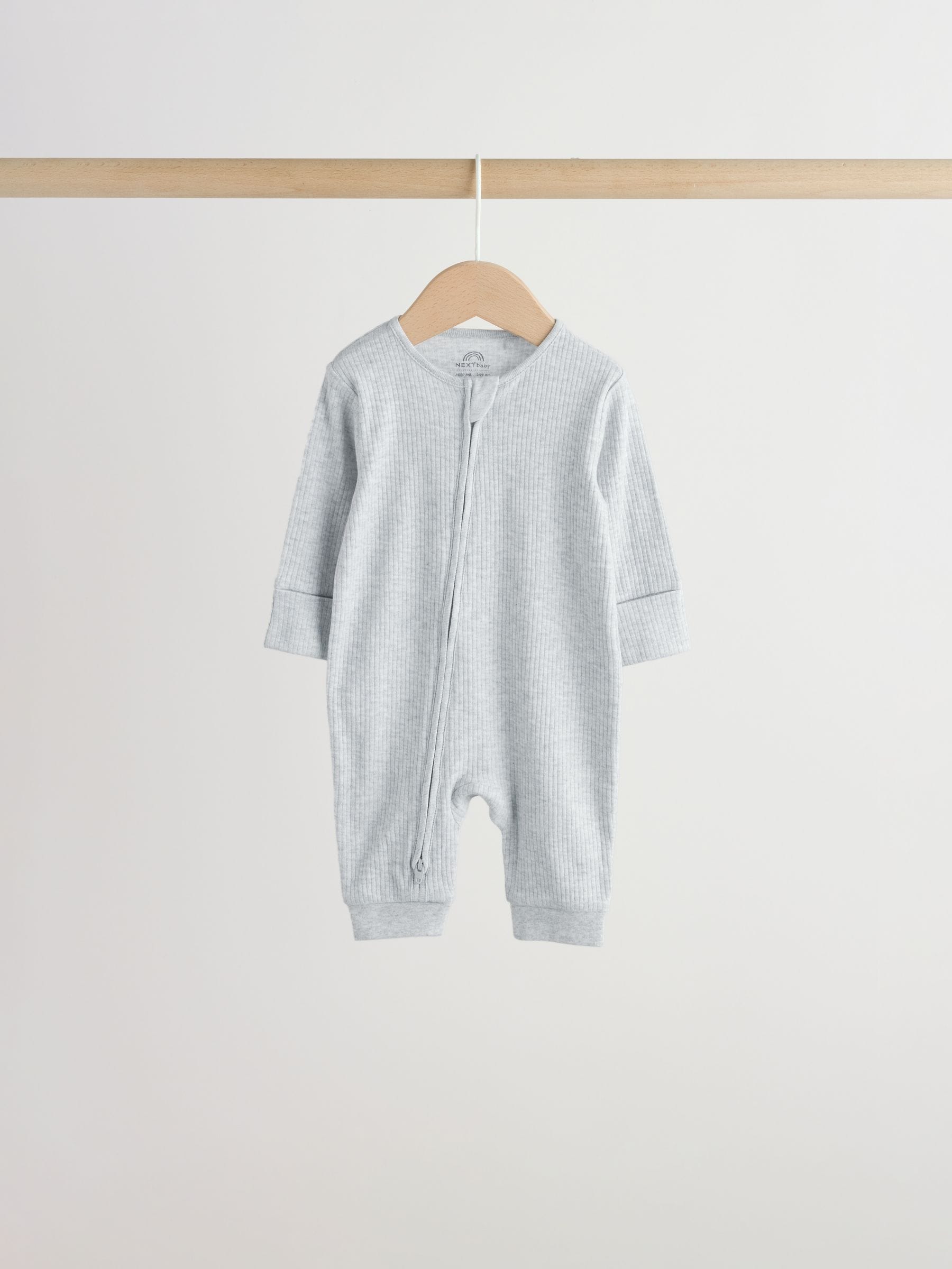 Neutral Baby Sleepsuits 5 Pack (0mths-3yrs) image 5