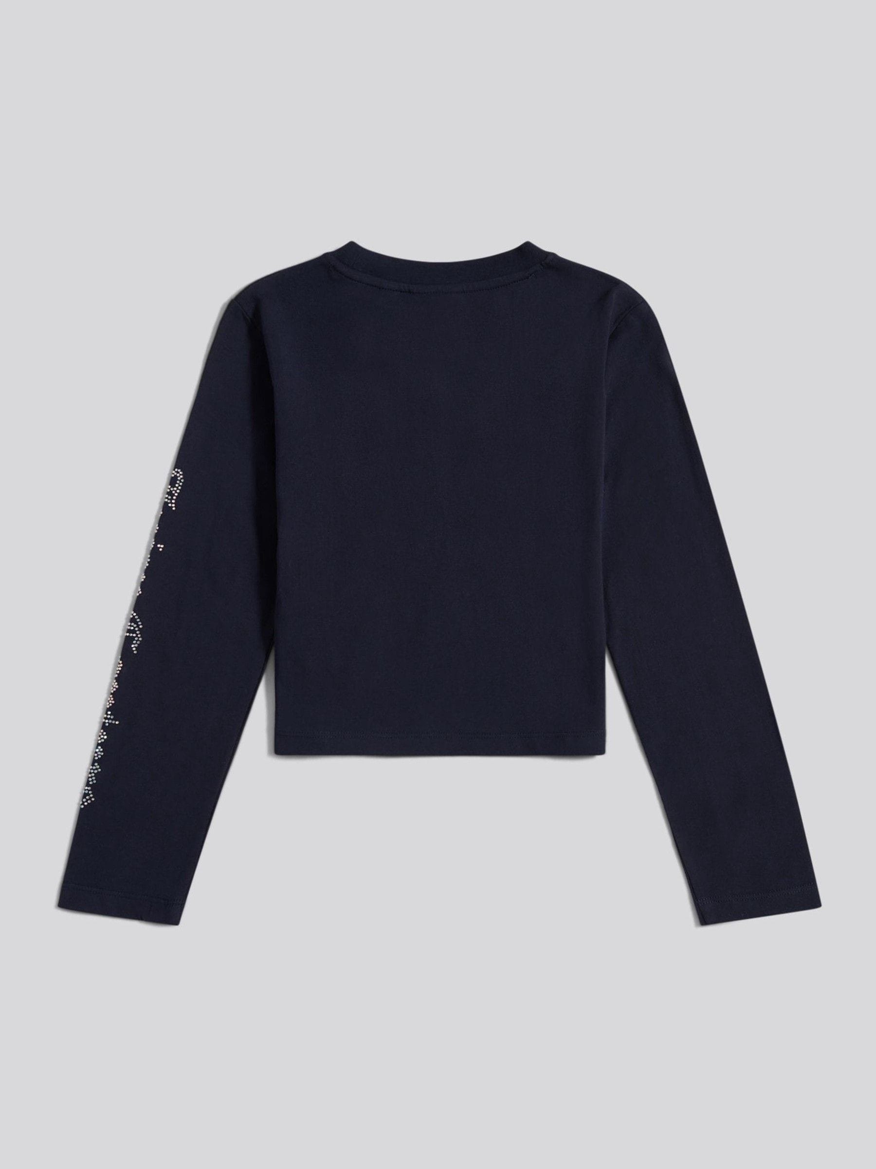 Dsiney Kidz - Juicy Couture Blue Baby Diamante Arm Long Sleeve T-Shirt image 2