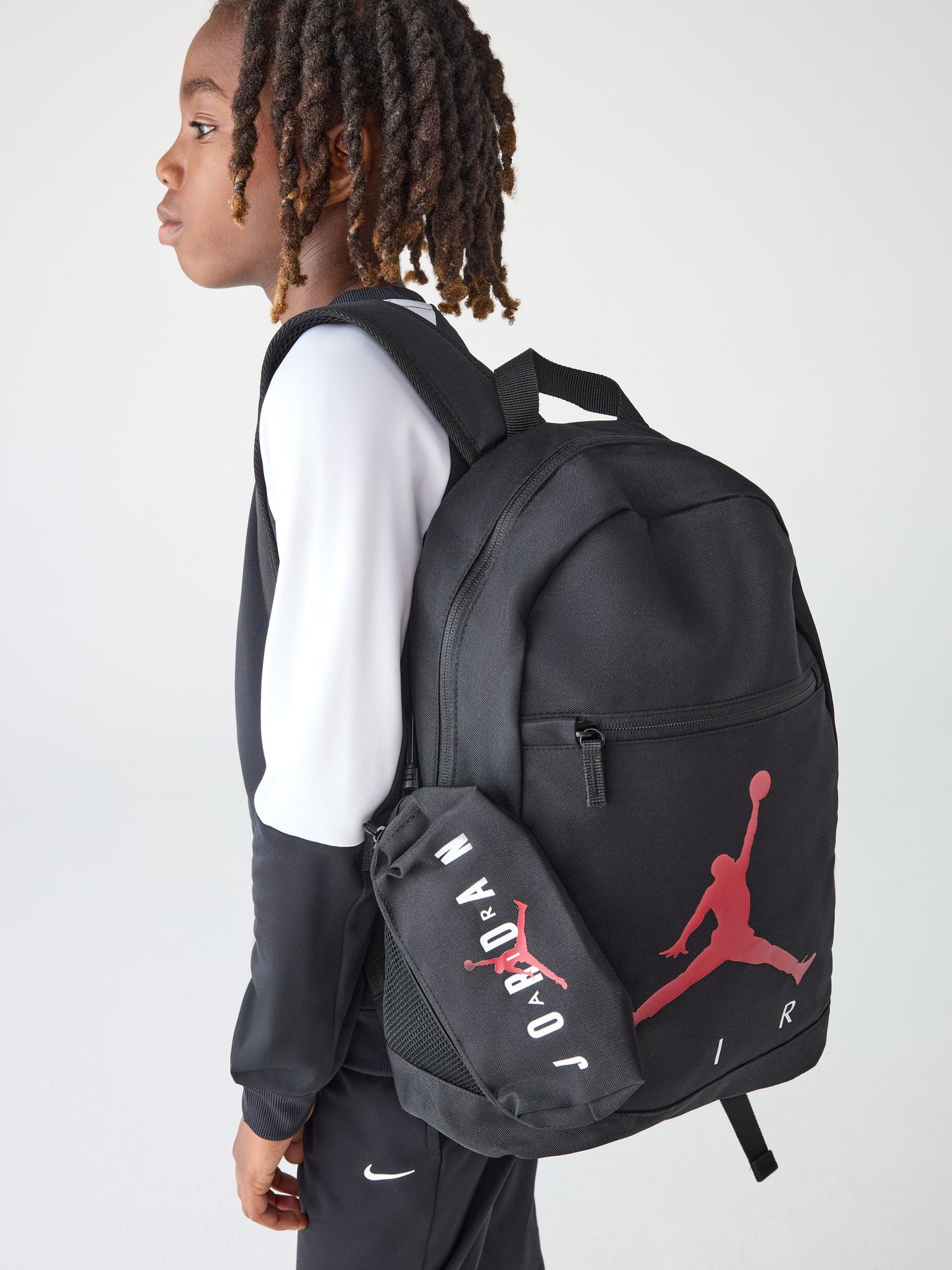 Jordan Black Jan Air School Backpack and Pencil Case image 1