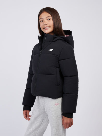Dsiney Kidz - New Balance Black Wide Baffle Puffer Jacket image 2