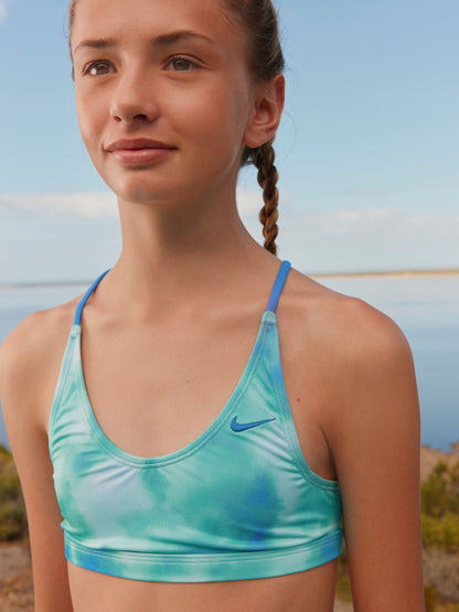 Dsiney Kidz - Nike Blue Tie Dye Lace Up Bikini Set image 4