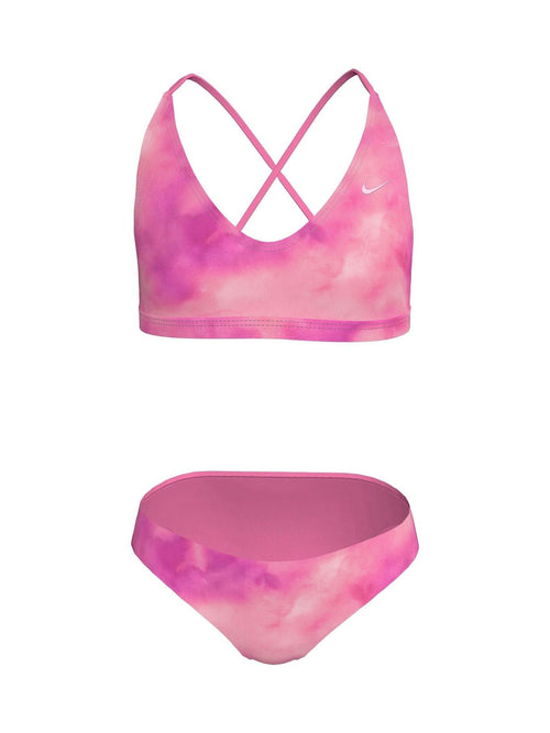Dsiney Kidz - Nike Pink Tie Dye Lace Up Bikini Set image 1
