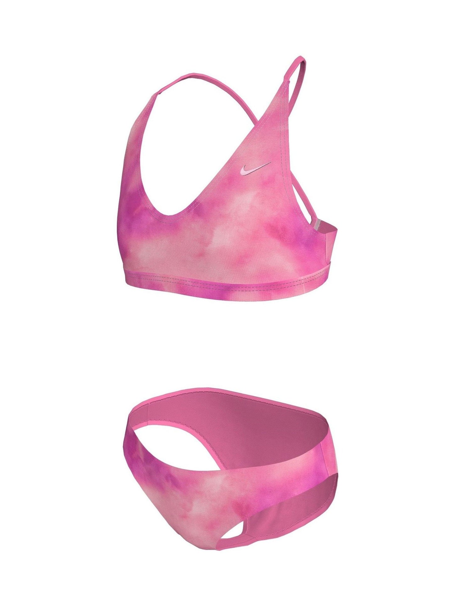 Dsiney Kidz - Nike Pink Tie Dye Lace Up Bikini Set image 3