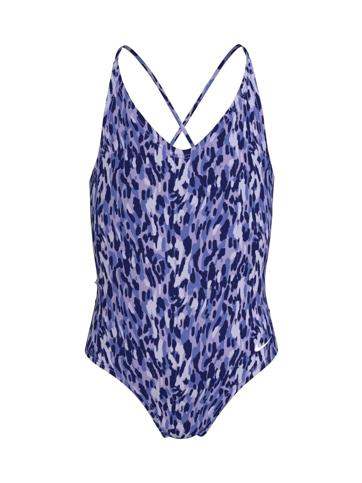 Dsiney Kidz - Nike Purple Animal Print Lace Up One Piece Swimsuit image 1