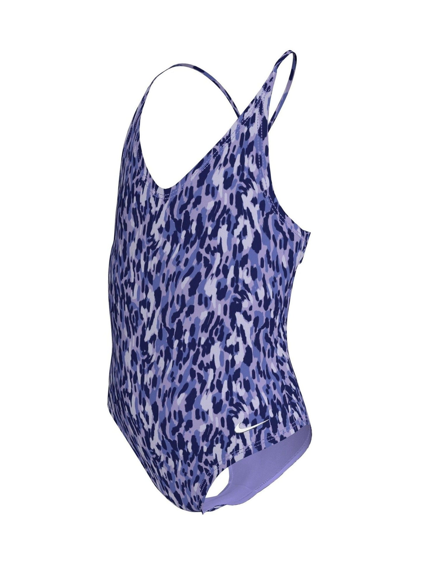 Dsiney Kidz - Nike Purple Animal Print Lace Up One Piece Swimsuit image 2