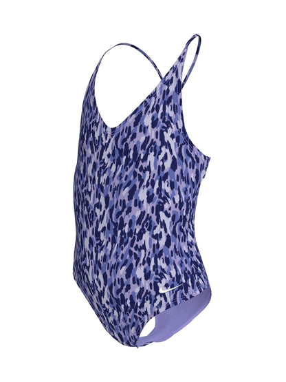 Dsiney Kidz - Nike Purple Animal Print Lace Up One Piece Swimsuit image 2