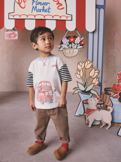 White London Bus Cath Kidston T-Shirt (3mths-7yrs) image 2