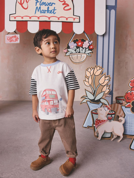 White London Bus Cath Kidston T-Shirt (3mths-7yrs) image 2