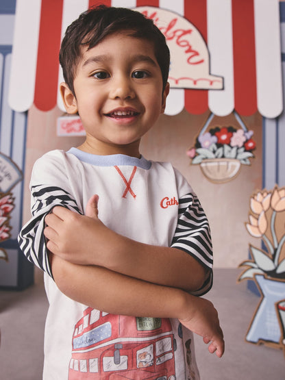 White London Bus Cath Kidston T-Shirt (3mths-7yrs) image 6