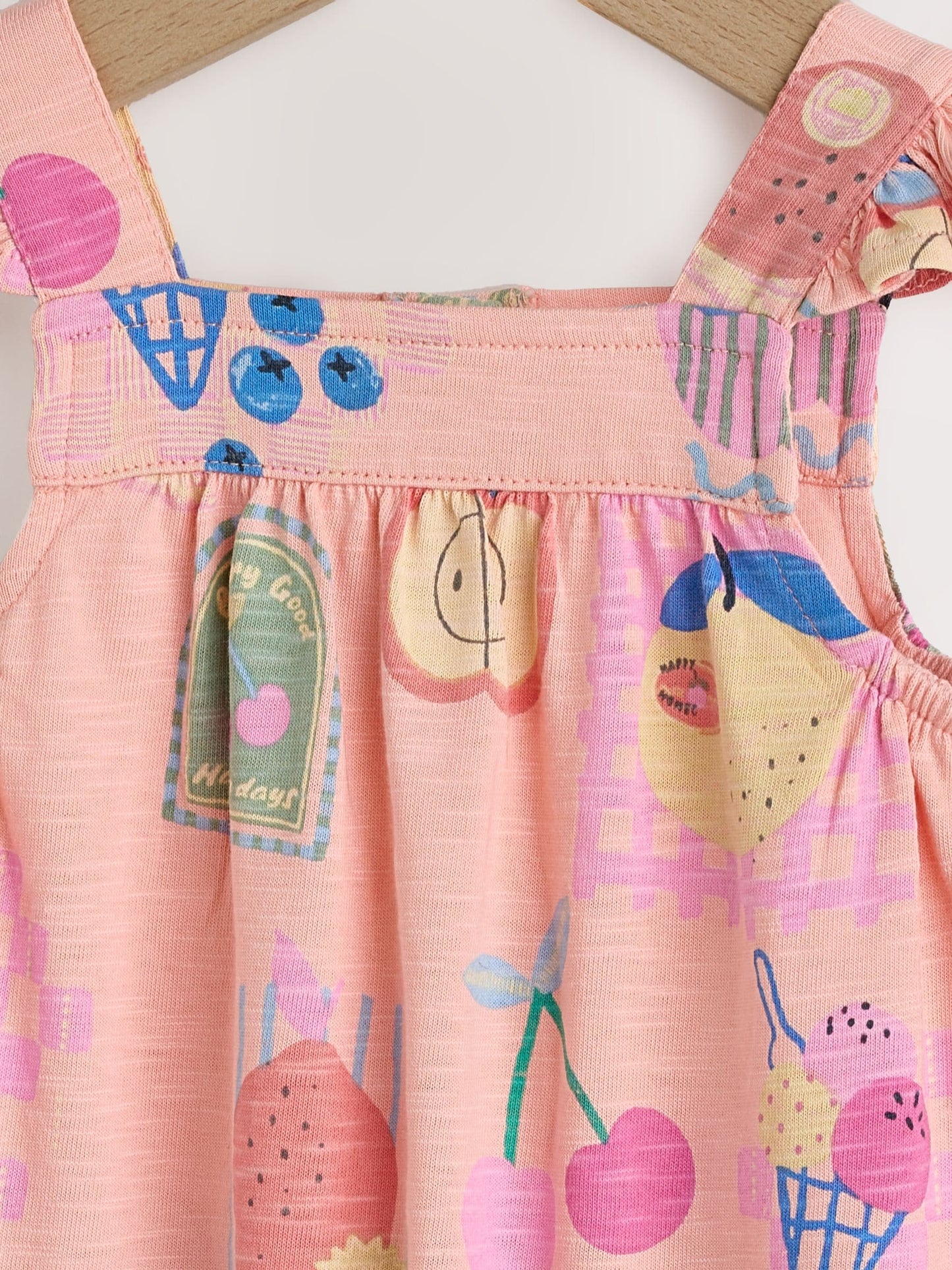 Pink Ice Cream Baby Long Leg Jersey Romper (0mths-3yrs) image 4