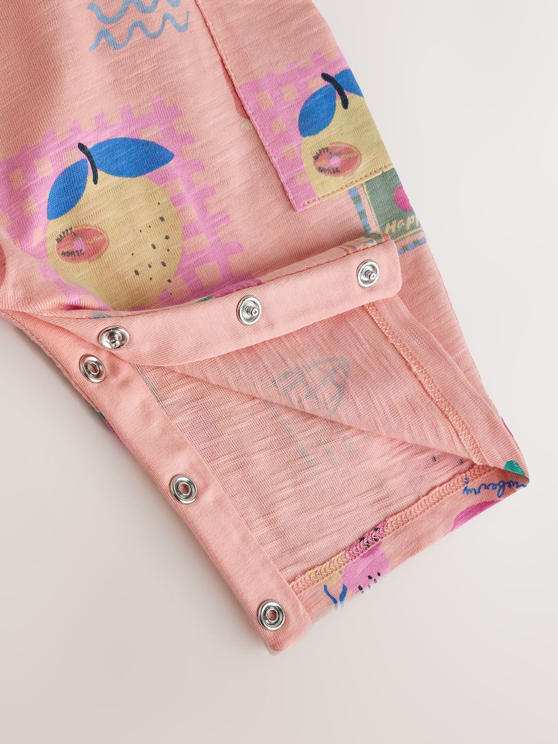 Pink Ice Cream Baby Long Leg Jersey Romper (0mths-3yrs) image 5