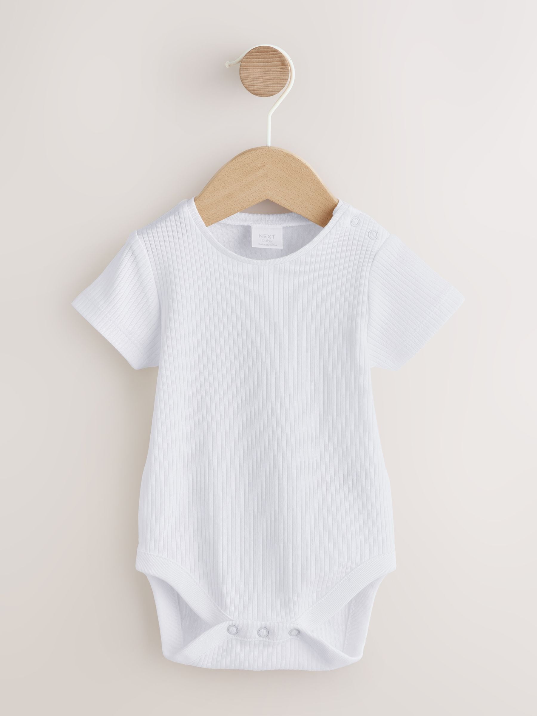 Pink and White Stripe Baby Dungarees and Bodysuits Set 2 Piece (0mths-2yrs) image 3