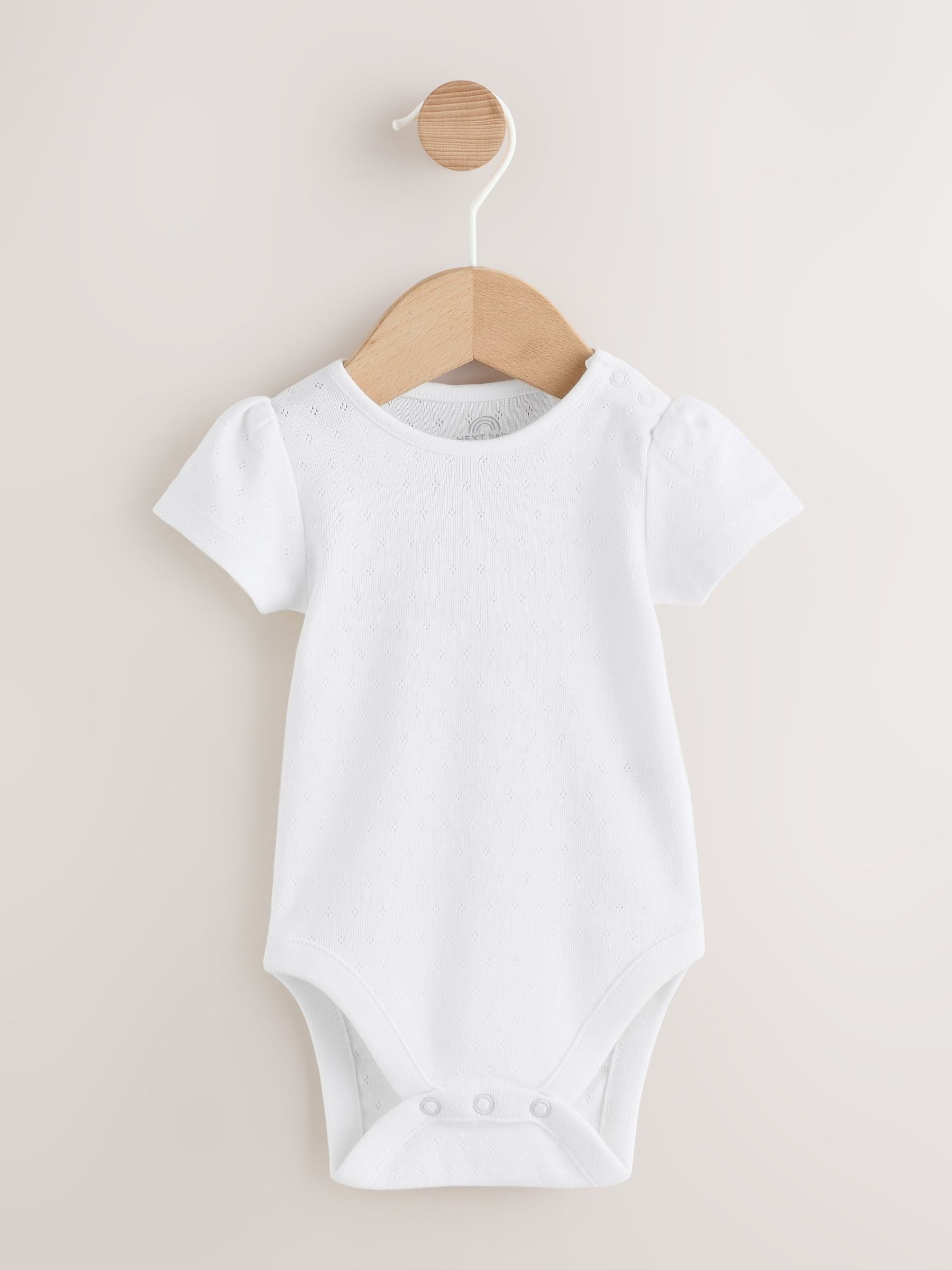 Denim Blue Broiderie Dungaree and Bodysuit Baby 2 Piece Set (0mths-3yrs) image 3