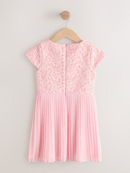 Pale Pink Occasion Dress (3-16yrs) image 6