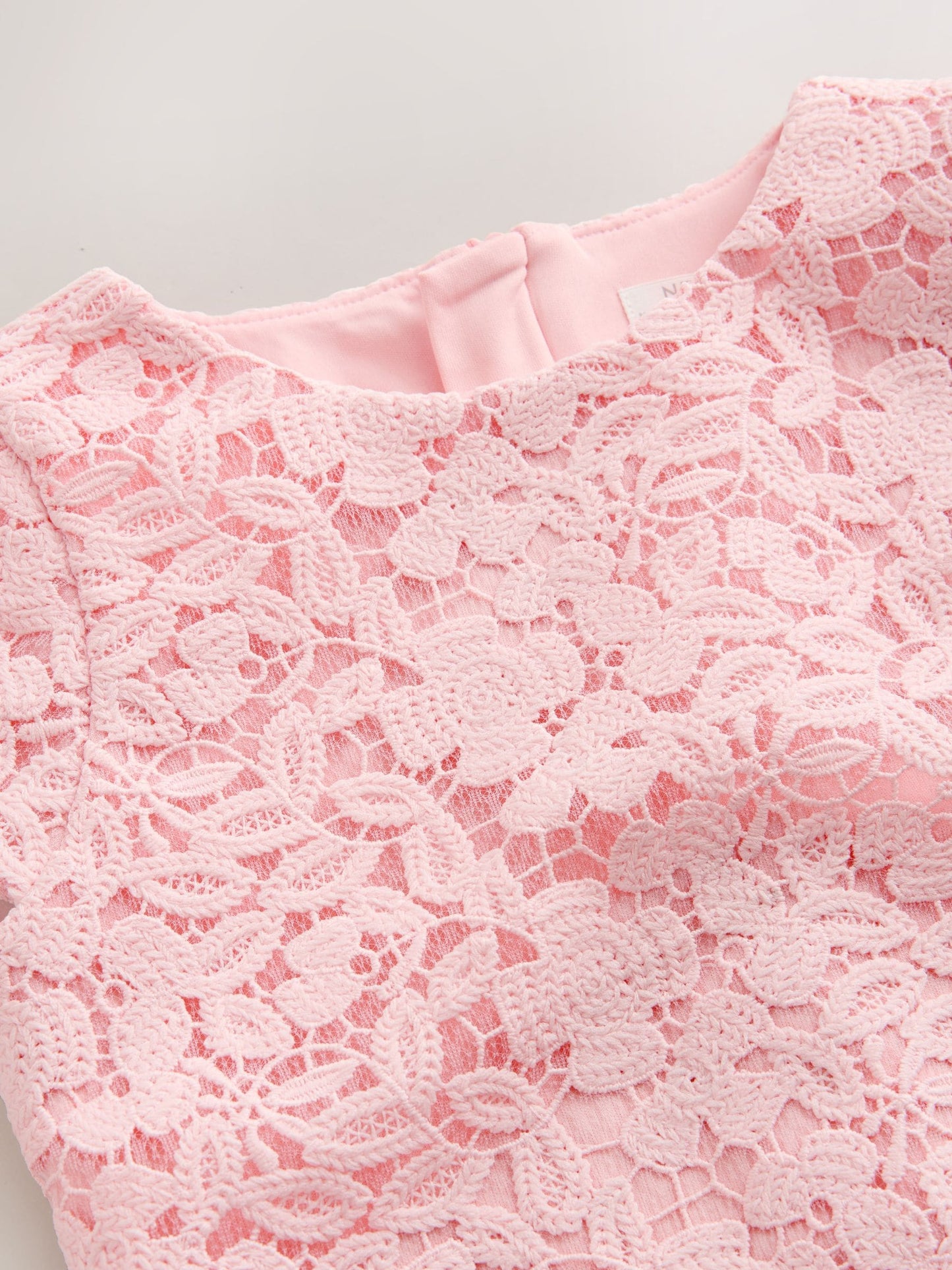 Pale Pink Occasion Dress (3-16yrs) image 7