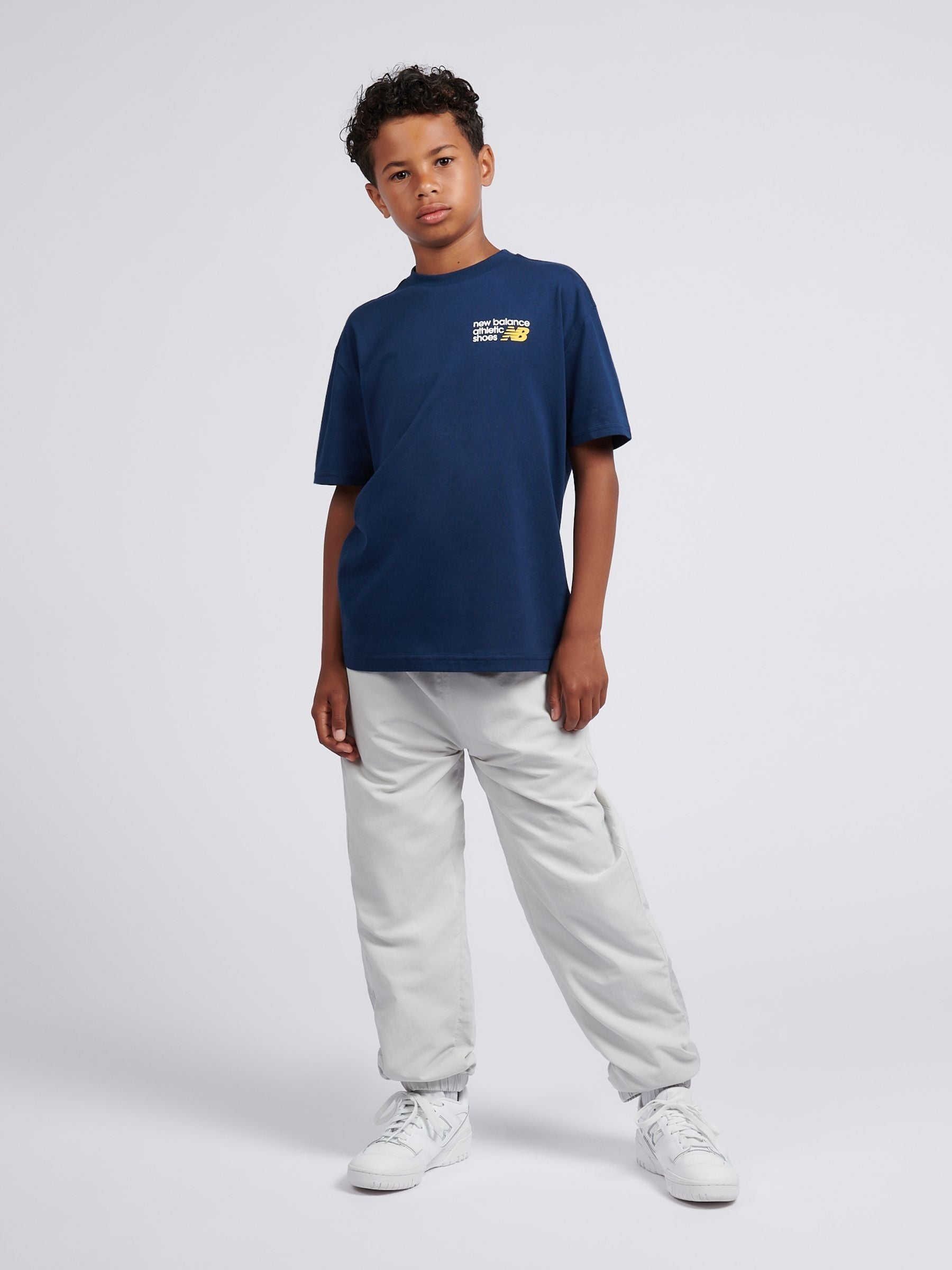 Dsiney Kidz - New Balance Dark Blue Athletics Relaxed Premium Graphic T-Shirt image 5