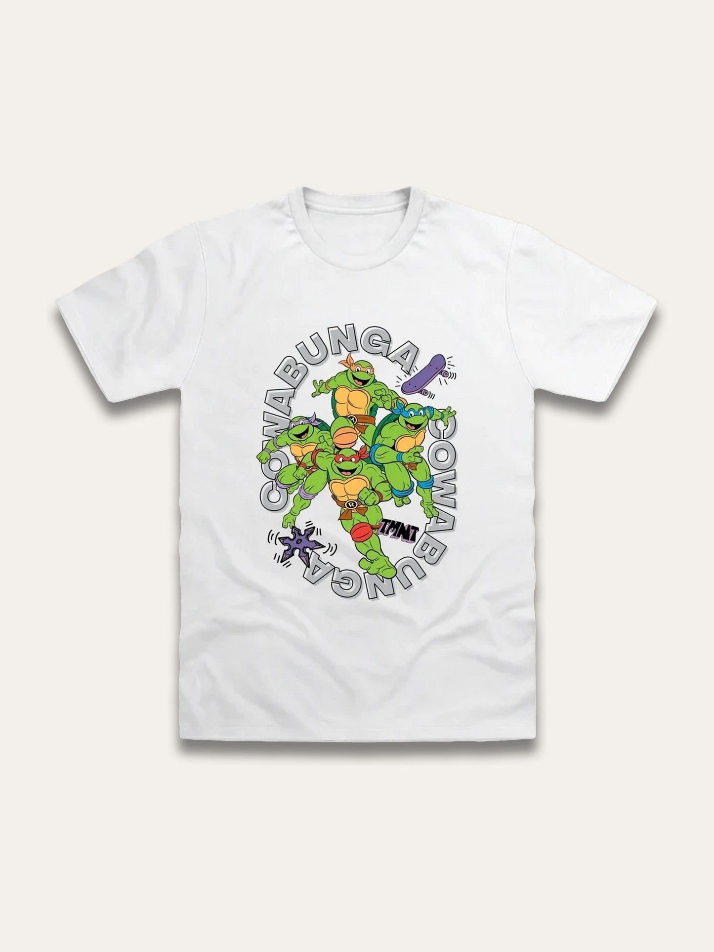 Brand Threads White Teenage Mutant Ninja Turtles T-Shirt image 1