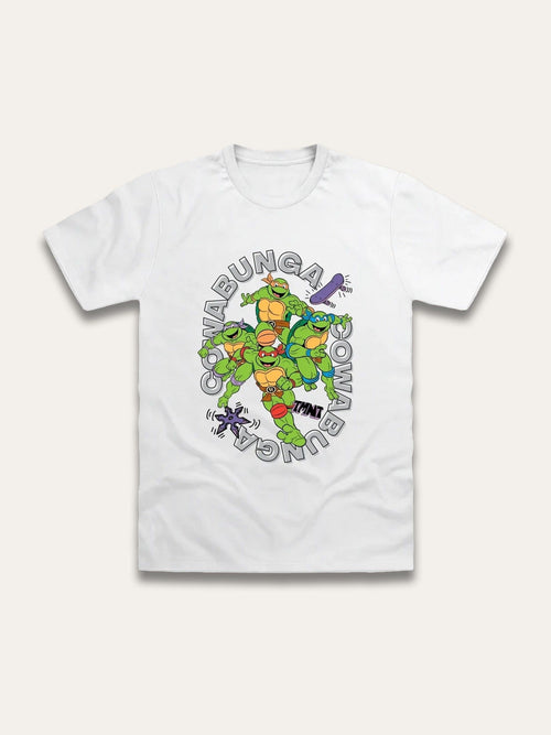 Brand Threads White Teenage Mutant Ninja Turtles T-Shirt image 1