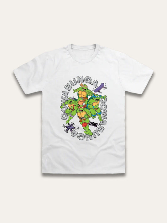 Brand Threads White Teenage Mutant Ninja Turtles T-Shirt image 1