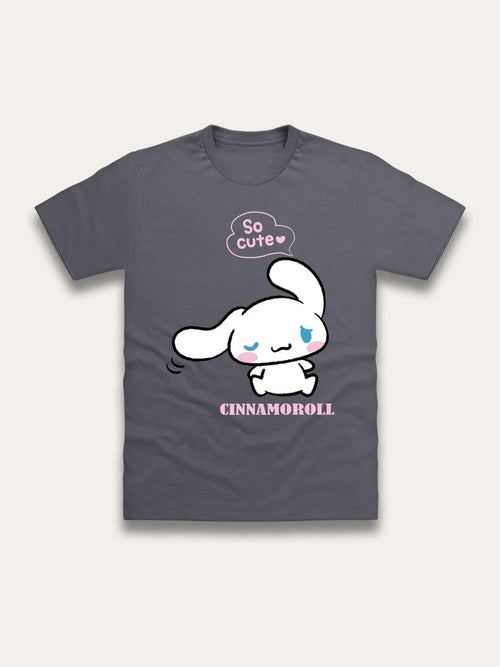 Brand Threads Grey Cinnamoroll T-Shirt image 1