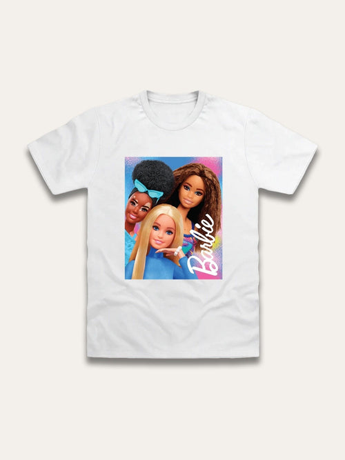 Dsiney Kidz - Brand Threads White Barbie T-Shirt image 1
